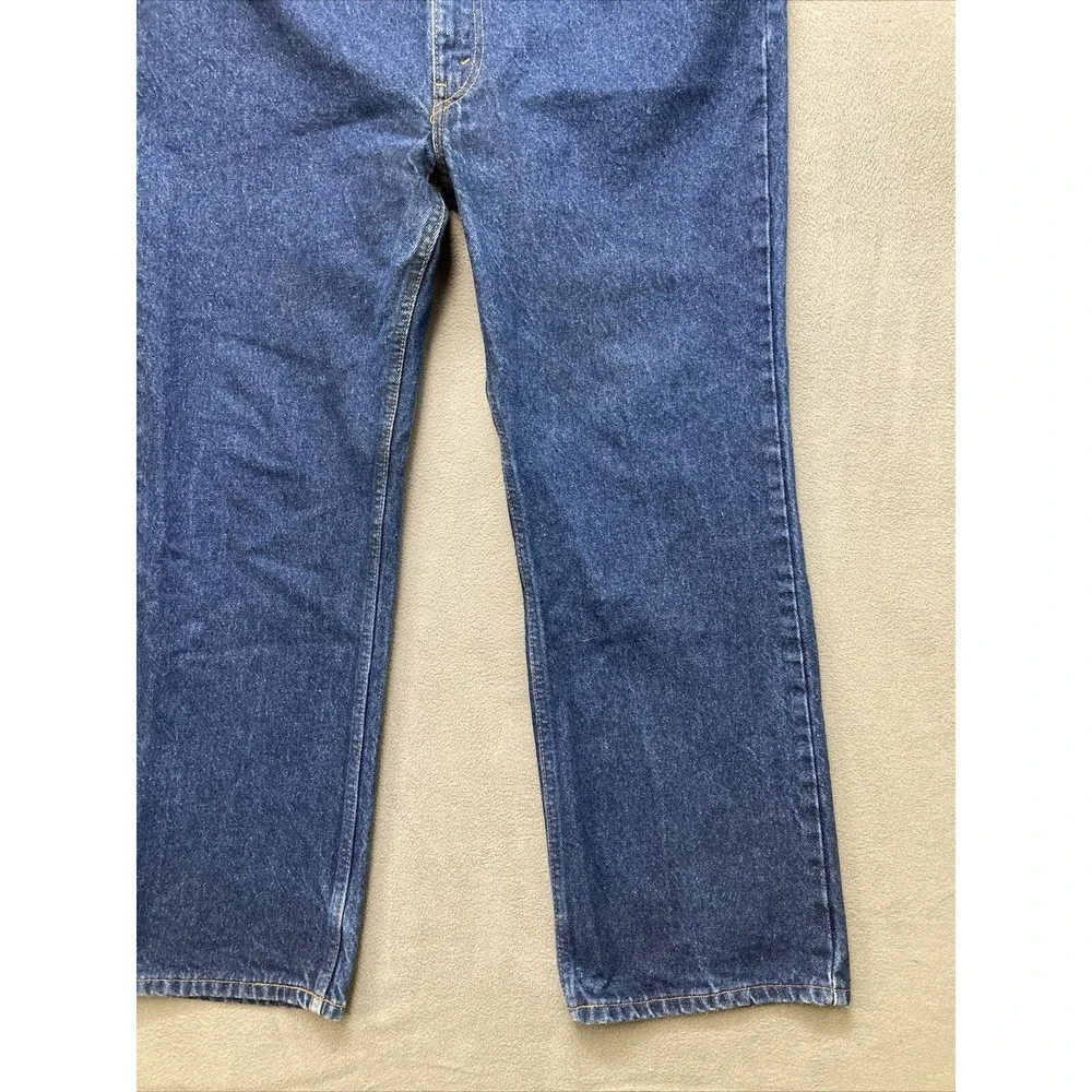 VTG LEVI 317 Bootcut Jeans Mens Size 42x30 Orange Tab Made in USA (Actual 40x29)